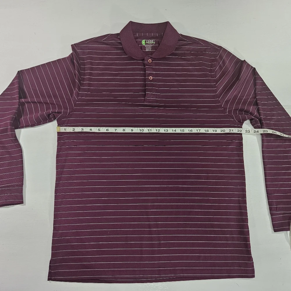 Izod X-Treme Function Golf Long Sleeve Shirt Mens Size Medium